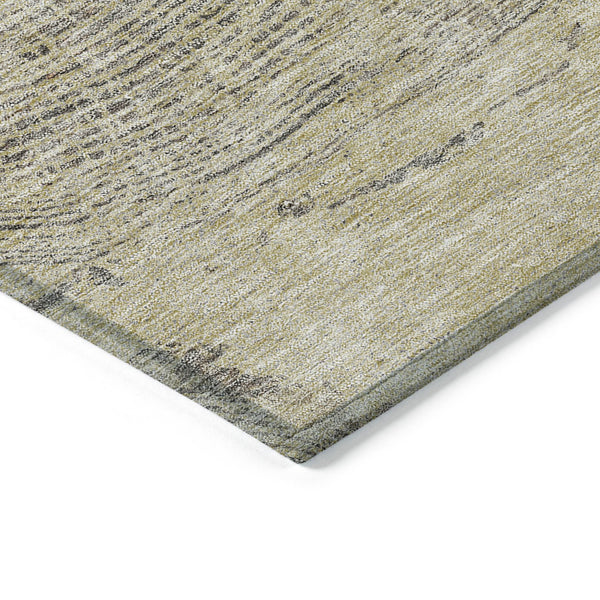 Homeroots 3' Beige Taupe And Gray Abstract Washable Area Rug - Versatile Indoor Outdoor Solution For Any Space 10' X 14' Polyester 582793