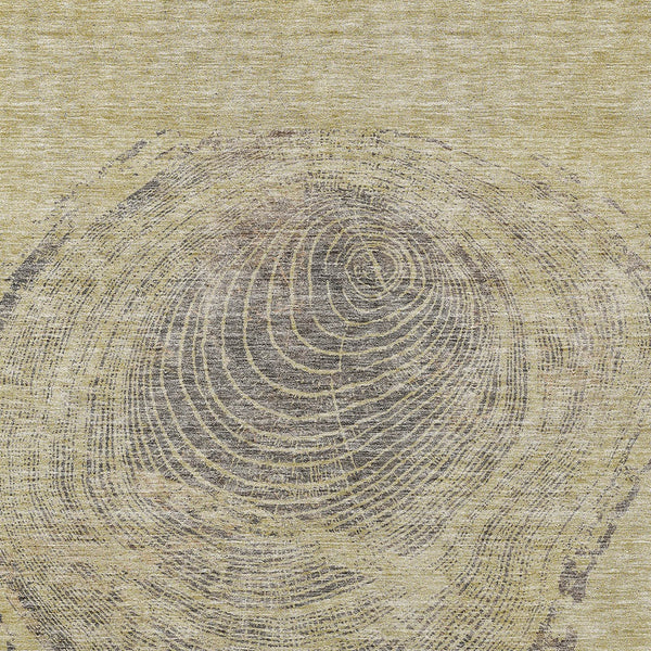 Homeroots 3' Beige Taupe And Gray Abstract Washable Area Rug - Versatile Indoor Outdoor Solution For Any Space 10' X 14' Polyester 582793