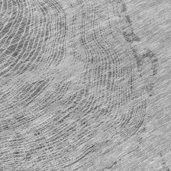 Homeroots 3' Beige Taupe And Gray Abstract Washable Area Rug - Versatile Indoor Outdoor Solution For Any Space 8' Round Polyester 582796