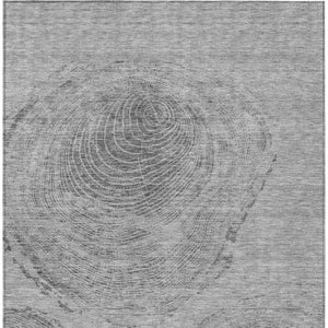 Homeroots 3' Beige Taupe And Gray Abstract Washable Area Rug - Versatile Indoor Outdoor Solution For Any Space 9' X 12' Polyester 582798