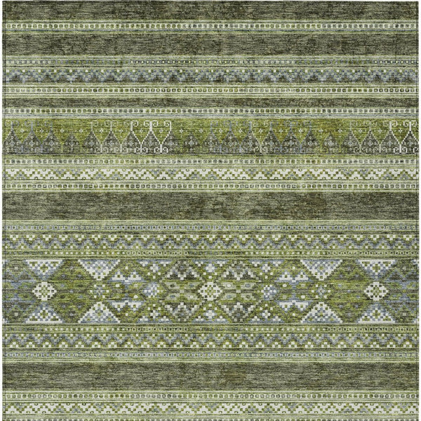 Homeroots 3' Chocolate And Gray Southwestern Indoor Outdoor Rug - Durable, Washable, Stylish For Any Space 9' X 12' Polyester 582840