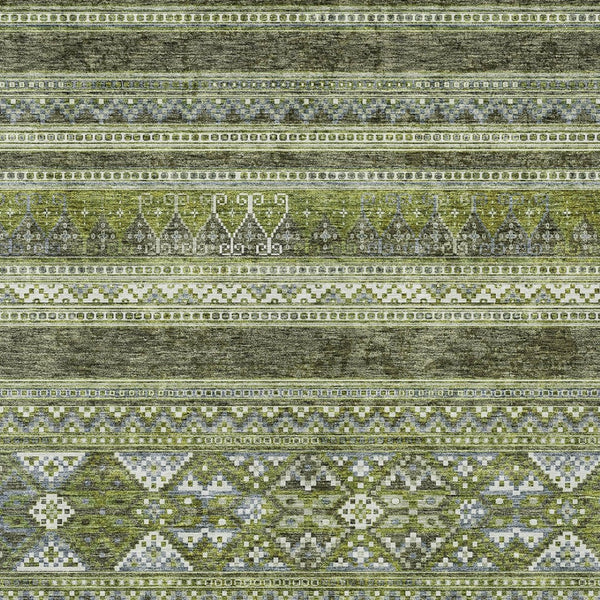 Homeroots 3' Chocolate And Gray Southwestern Indoor Outdoor Rug - Durable, Washable, Stylish For Any Space 9' X 12' Polyester 582840