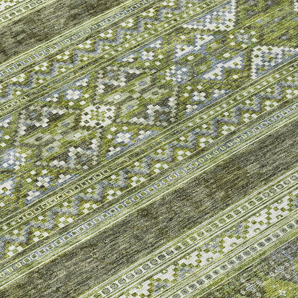 Homeroots 3' Chocolate And Gray Southwestern Indoor Outdoor Rug - Durable, Washable, Stylish For Any Space 9' X 12' Polyester 582840