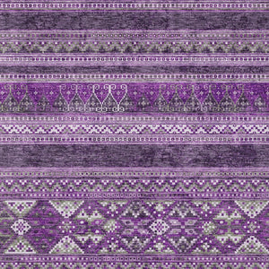 Homeroots 3' Chocolate And Gray Southwestern Indoor Outdoor Rug - Durable, Washable, Stylish For Any Space 3' X 5' Polyester 582842