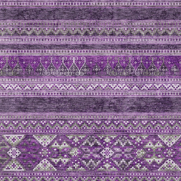 Homeroots 3' Chocolate And Gray Southwestern Indoor Outdoor Rug - Durable, Washable, Stylish For Any Space 3' X 5' Polyester 582842