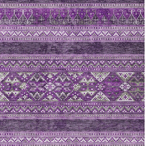 Homeroots 3' Chocolate And Gray Southwestern Indoor Outdoor Rug - Durable, Washable, Stylish For Any Space 10' X 14' Polyester 582847