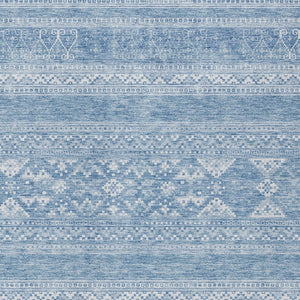 Homeroots 3' Chocolate And Gray Southwestern Indoor Outdoor Rug - Durable, Washable, Stylish For Any Space 5' X 8' Polyester 582849