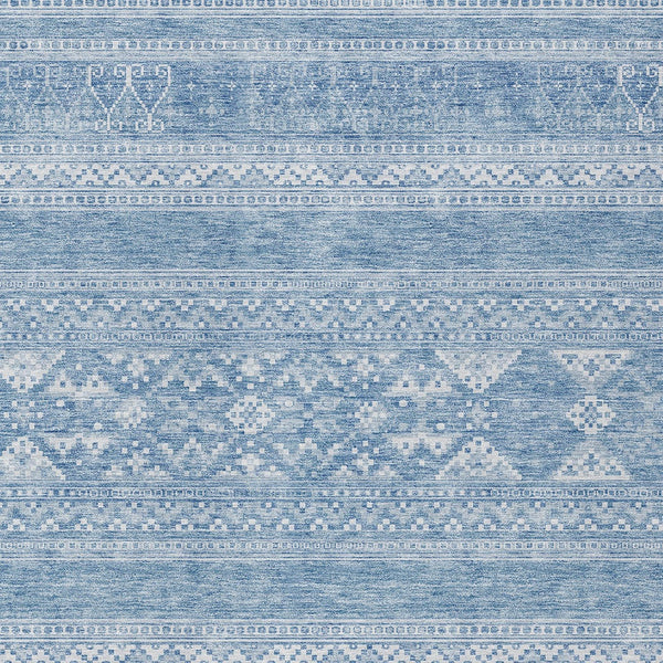 Homeroots 3' Chocolate And Gray Southwestern Indoor Outdoor Rug - Durable, Washable, Stylish For Any Space 5' X 8' Polyester 582849