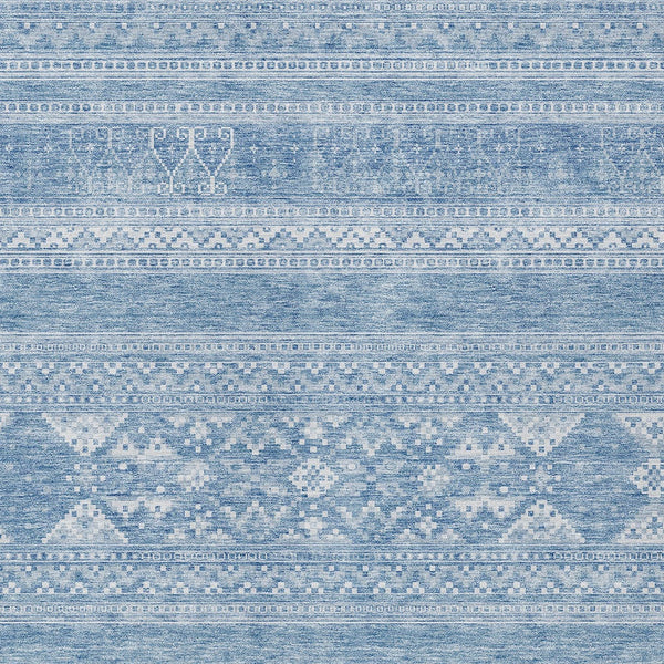 Homeroots 3' Chocolate And Gray Southwestern Indoor Outdoor Rug - Durable, Washable, Stylish For Any Space 8' X 10' Polyester 582851