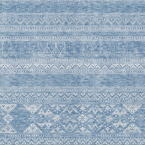 Homeroots 3' Chocolate And Gray Southwestern Indoor Outdoor Rug - Durable, Washable, Stylish For Any Space 9' X 12' Polyester 582852