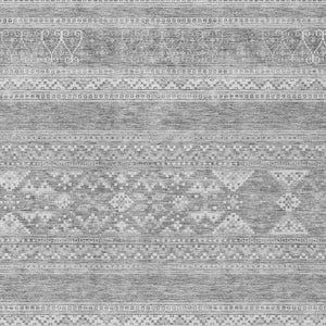 Homeroots 3' Chocolate And Gray Southwestern Indoor Outdoor Rug - Durable, Washable, Stylish For Any Space 3' X 5' Polyester 582854