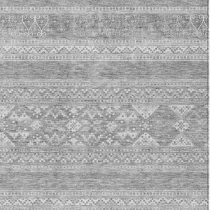 Homeroots 3' Chocolate And Gray Southwestern Indoor Outdoor Rug - Durable, Washable, Stylish For Any Space 10' X 14' Polyester 582859