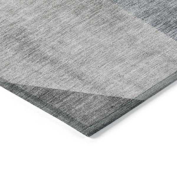 Homeroots 3' Stylish Taupe Beige And Gray Abstract Washable Area Rug For Indoor And Outdoor Spaces 3' X 5' Polyester 582872