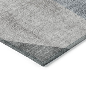Homeroots 3' Stylish Taupe Beige And Gray Abstract Washable Area Rug For Indoor And Outdoor Spaces 10' X 14' Polyester 582877