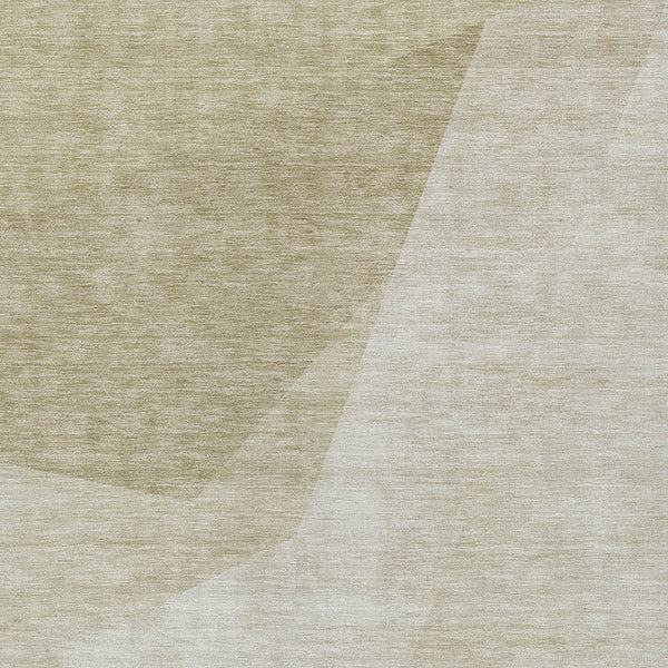 Homeroots 3' Beige Khaki And Taupe Abstract Washable Area Rug For Indoor And Outdoor Spaces, Durable Design 5' X 8' Polyester 582879