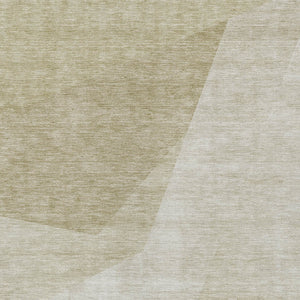 Homeroots 3' Beige Khaki And Taupe Abstract Washable Area Rug For Indoor And Outdoor Spaces, Durable Design 8' X 10' Polyester 582881