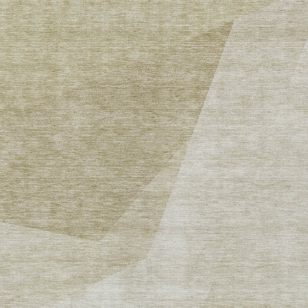 Homeroots 3' Beige Khaki And Taupe Abstract Washable Area Rug For Indoor And Outdoor Spaces, Durable Design 8' X 10' Polyester 582881