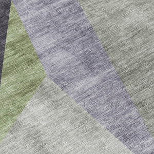 Homeroots 3' Beige Khaki And Taupe Abstract Washable Area Rug For Indoor And Outdoor Spaces, Durable Design 8' Round Polyester 582886