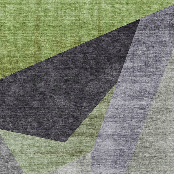 Homeroots 3' Beige Khaki And Taupe Abstract Washable Area Rug For Indoor And Outdoor Spaces, Durable Design 8' X 10' Polyester 582887