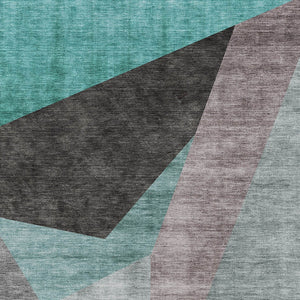 Homeroots 3' Beige Khaki And Taupe Abstract Washable Area Rug For Indoor And Outdoor Spaces, Durable Design 10' X 14' Polyester 582895