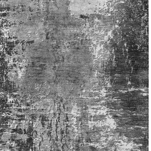 Homeroots 3' Washable Eggplant Purple & Lavender Abstract Area Rug For Indoor & Outdoor Spaces, Durable Design 10' X 14' Polyester 582925