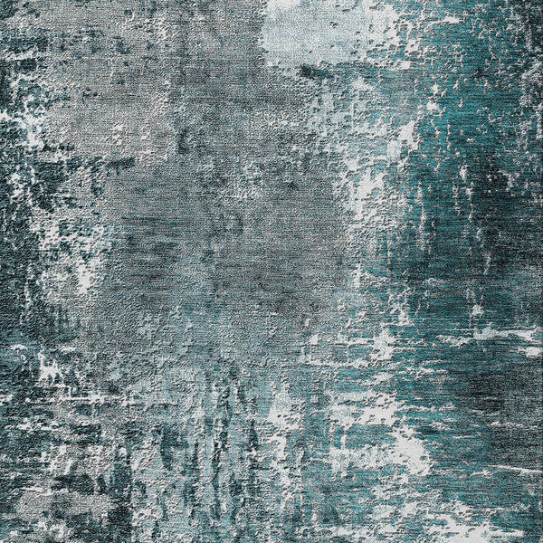 Homeroots 3' Washable Eggplant Purple & Lavender Abstract Area Rug For Indoor & Outdoor Spaces, Durable Design 5' X 8' Polyester 582927