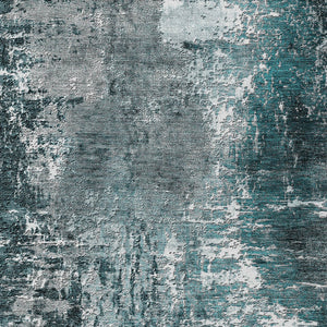 Homeroots 3' Washable Eggplant Purple & Lavender Abstract Area Rug For Indoor & Outdoor Spaces, Durable Design 8' X 10' Polyester 582929