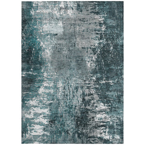 Homeroots 3' Washable Eggplant Purple & Lavender Abstract Area Rug For Indoor & Outdoor Spaces, Durable Design 9' X 12' Polyester 582930