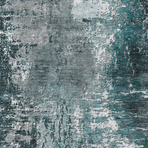 Homeroots 3' Washable Eggplant Purple & Lavender Abstract Area Rug For Indoor & Outdoor Spaces, Durable Design 9' X 12' Polyester 582930