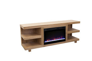 English Elm Laurel Canyon 65 Inch Fireplace Tv Stand For Tvs Up To 75" With Rustic Style & Easy Assembly B108P292276