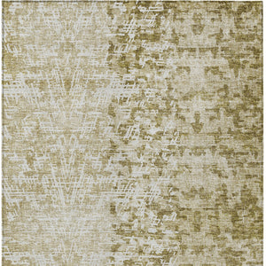 Homeroots 3' Stylish Abstract Washable Area Rug For Indoor And Outdoor Use – Durable, Stain-resistant Design 3' X 5' Polyester 583004