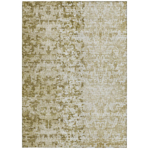 Homeroots 3' Stylish Abstract Washable Area Rug For Indoor And Outdoor Use – Durable, Stain-resistant Design 5' X 8' Polyester 583005