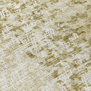 Homeroots 3' Stylish Abstract Washable Area Rug For Indoor And Outdoor Use – Durable, Stain-resistant Design 8' Round Polyester 583006