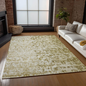 Homeroots 3' Stylish Abstract Washable Area Rug For Indoor And Outdoor Use – Durable, Stain-resistant Design 9' X 12' Polyester 583008