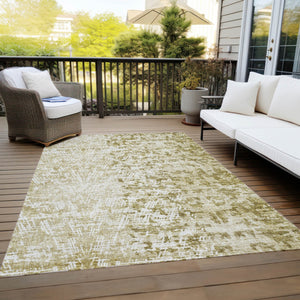 Homeroots 3' Stylish Abstract Washable Area Rug For Indoor And Outdoor Use – Durable, Stain-resistant Design 9' X 12' Polyester 583008