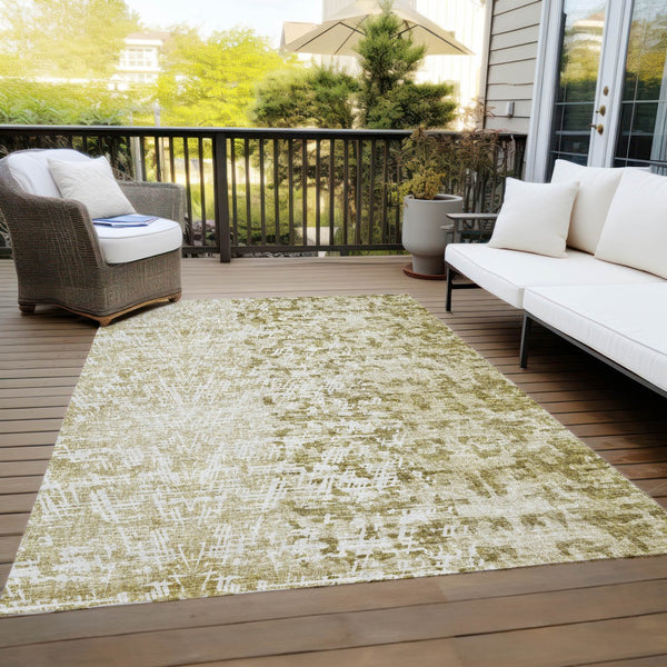 Homeroots 3' Stylish Abstract Washable Area Rug For Indoor And Outdoor Use – Durable, Stain-resistant Design 9' X 12' Polyester 583008