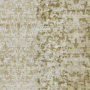 Homeroots 3' Stylish Abstract Washable Area Rug For Indoor And Outdoor Use – Durable, Stain-resistant Design 10' X 14' Polyester 583009