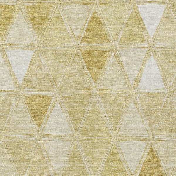 Homeroots 3' Geometric Washable Indoor Outdoor Area Rug In Green And Fern Green - Stylish & Durable Decor 8' X 10' Polyester 583031