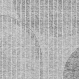 Homeroots 3' Stylish Brown Taupe And Ivory Striped Washable Area Rug For Indoor And Outdoor Spaces 9' X 12' Polyester 583080