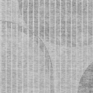 Homeroots 3' Stylish Brown Taupe And Ivory Striped Washable Area Rug For Indoor And Outdoor Spaces 10' X 14' Polyester 583081