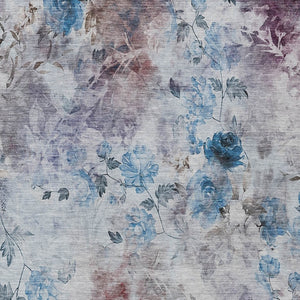 Homeroots 3' Green Floral Washable Area Rug For Indoor And Outdoor Spaces – Durable, Stylish, And Easy Care 3' X 5' Polyester 583100