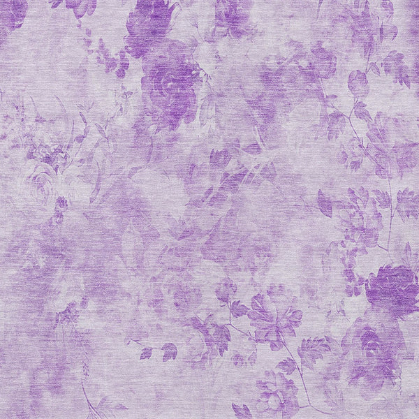 Homeroots 3' Green Floral Washable Area Rug For Indoor And Outdoor Spaces – Durable, Stylish, And Easy Care 8' X 10' Polyester 583121