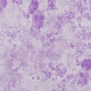 Homeroots 3' Green Floral Washable Area Rug For Indoor And Outdoor Spaces – Durable, Stylish, And Easy Care 9' X 12' Polyester 583122