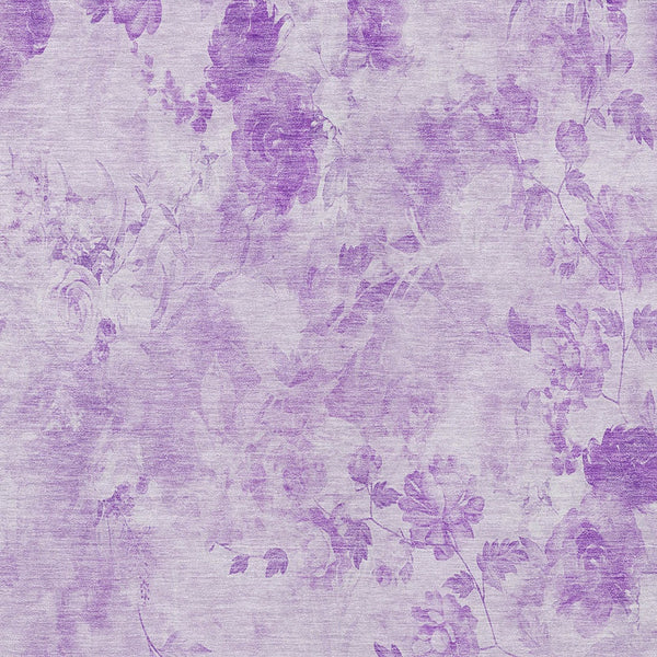 Homeroots 3' Green Floral Washable Area Rug For Indoor And Outdoor Spaces – Durable, Stylish, And Easy Care 9' X 12' Polyester 583122