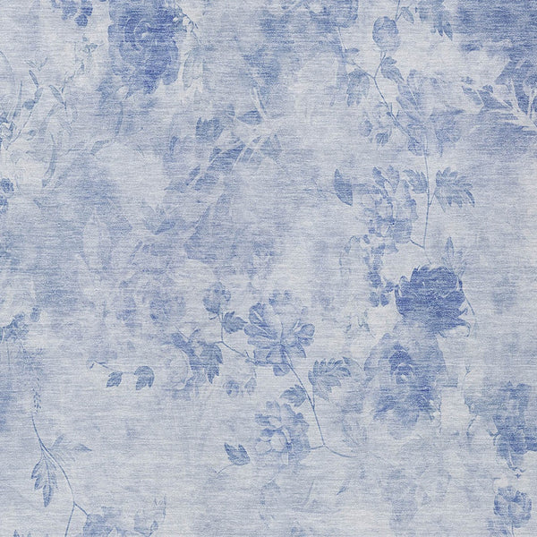 Homeroots 3' Green Floral Washable Area Rug For Indoor And Outdoor Spaces – Durable, Stylish, And Easy Care 8' X 10' Polyester 583133