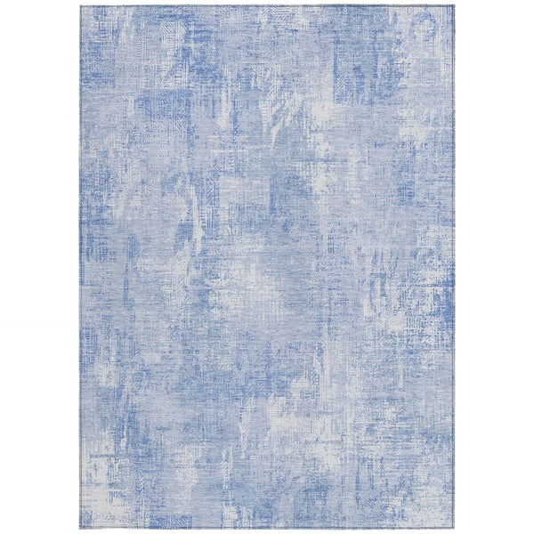 Homeroots 3' Beige Tan And Ivory Abstract Washable Indoor Outdoor Area Rug For Stylish Living Spaces 9' X 12' Polyester 583176