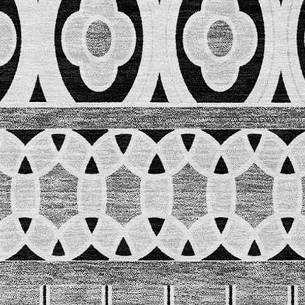 Homeroots 3' Artichoke Green Quatrefoil Washable Area Rug – Elegant Indoor Outdoor Design For Any Space 10' X 14' Polyester 583203