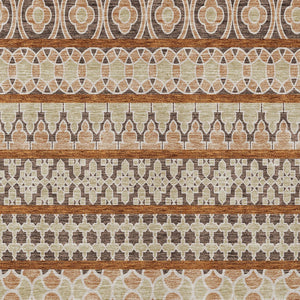 Homeroots 3' Artichoke Green Quatrefoil Washable Area Rug – Elegant Indoor Outdoor Design For Any Space 3' X 5' Polyester 583216