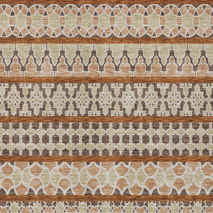 Homeroots 3' Artichoke Green Quatrefoil Washable Area Rug – Elegant Indoor Outdoor Design For Any Space 9' X 12' Polyester 583220