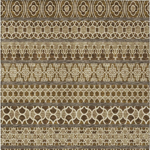 Homeroots 3' Artichoke Green Quatrefoil Washable Area Rug – Elegant Indoor Outdoor Design For Any Space 8' X 10' Polyester 583237